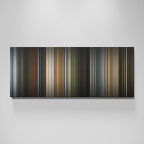 Deadpool & Wolverine movie canvas wall art - color palette print