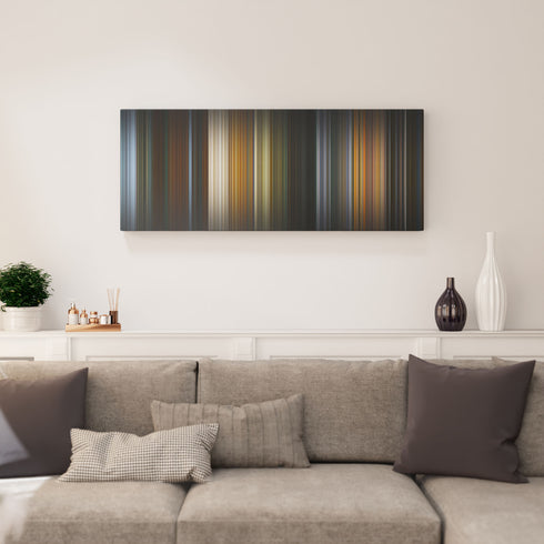 Deadpool & Wolverine canvas print in living room - film wall decor