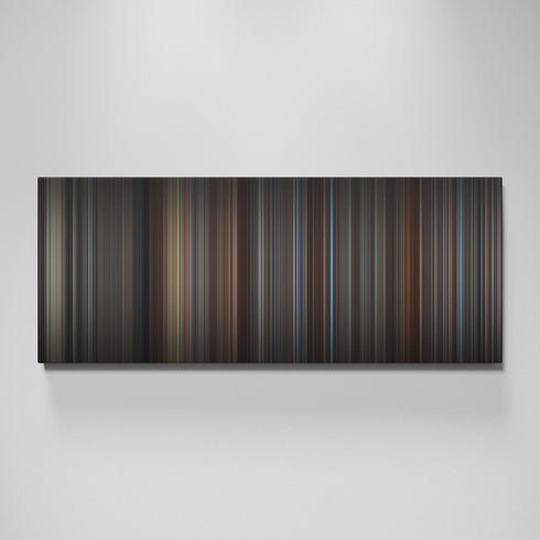 Hidden Figures movie canvas wall art - color palette print