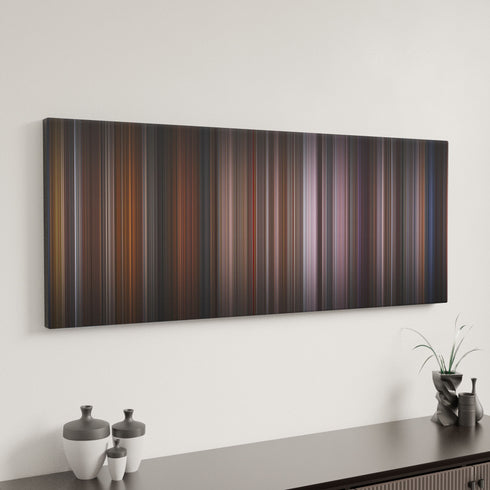 Fools Rush In canvas art in modern interior - movie color palette