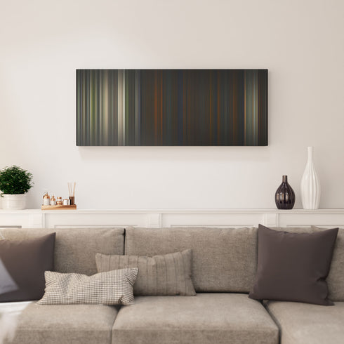 Sinners canvas print in living room - film wall decor