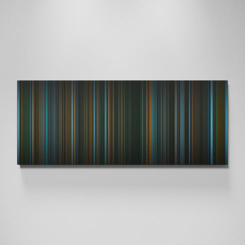 Frankenstein movie canvas wall art - color palette print