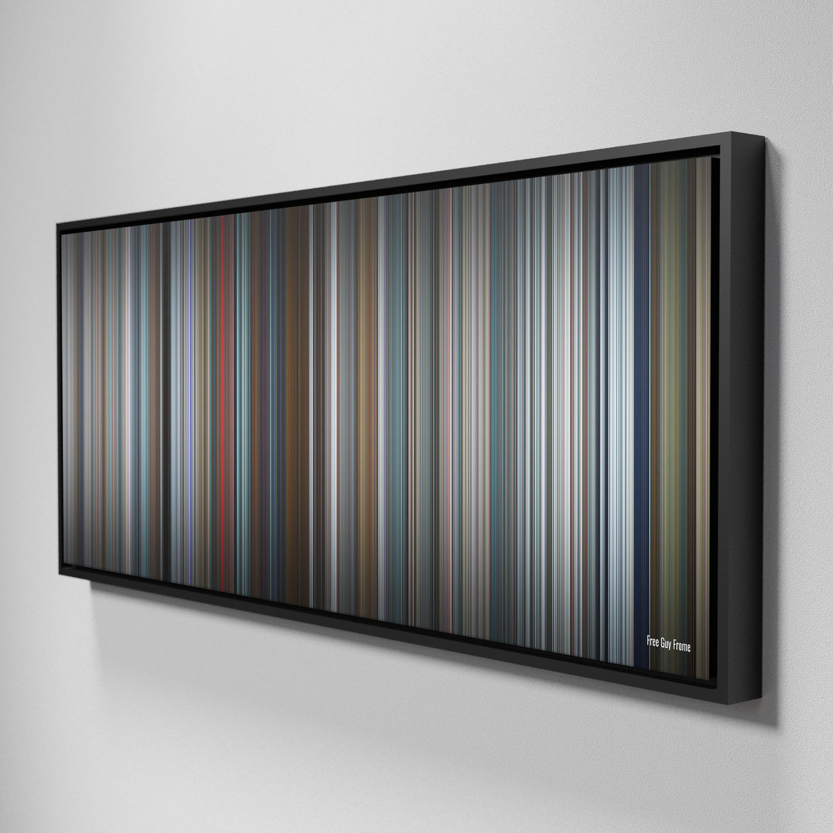 Side view of Framed Buff's of free_guy Frome on the wall