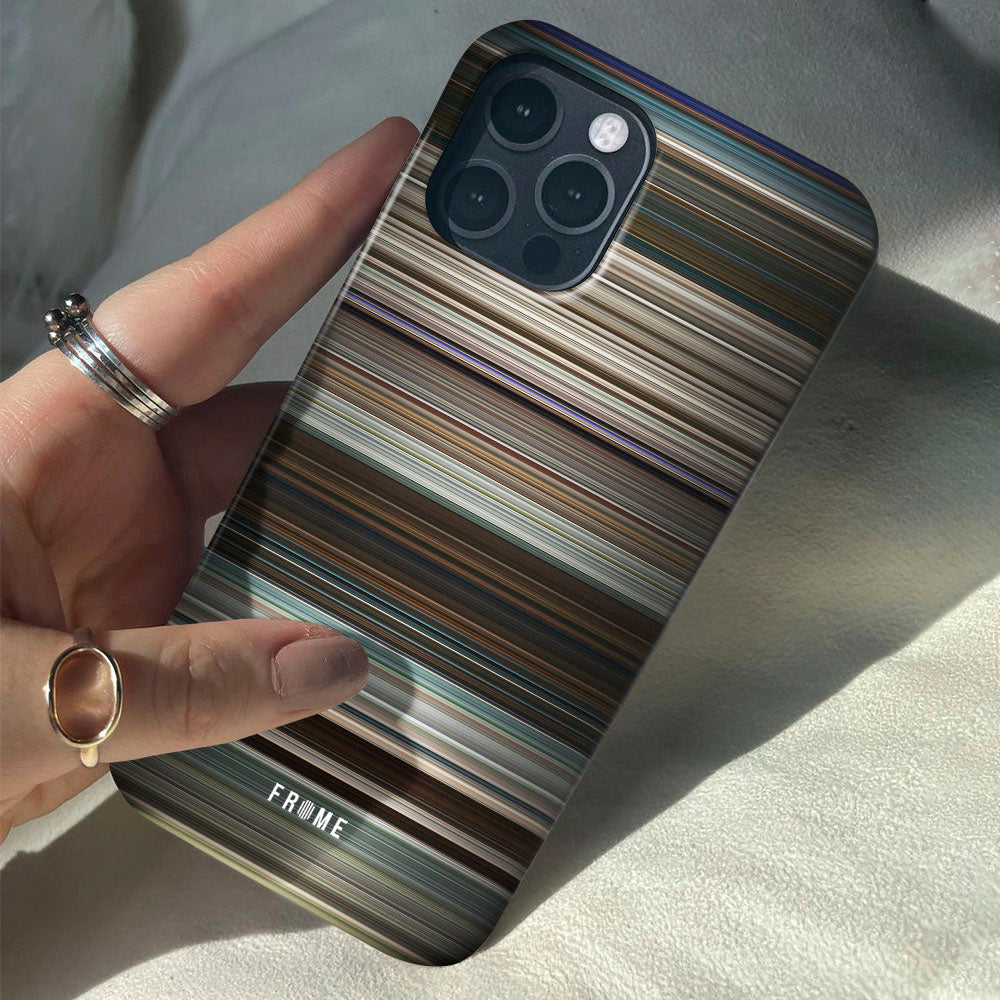 logan Frome phone case when holding in hands
