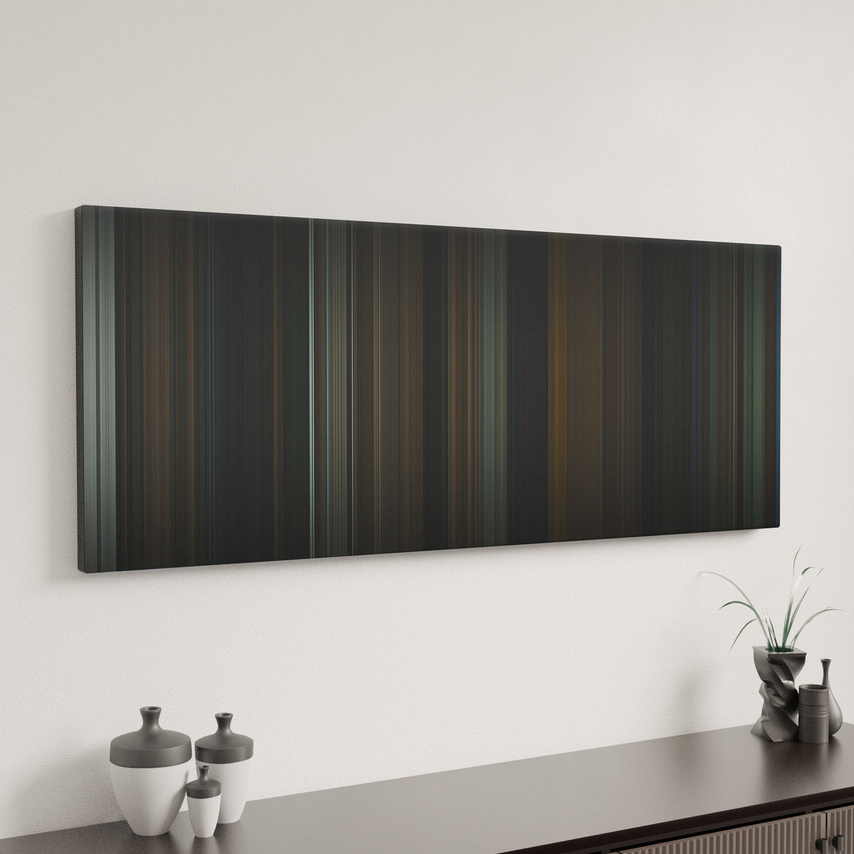 Minimal interior design with obsession Frome on the wall