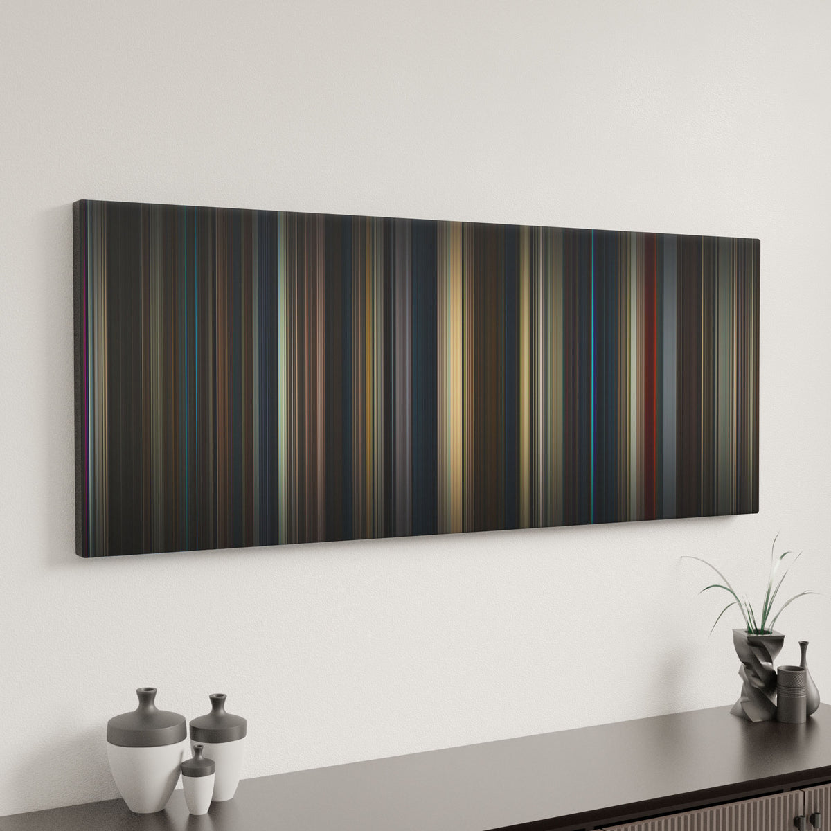 Minimal interior design with saltburn Frome on the wall