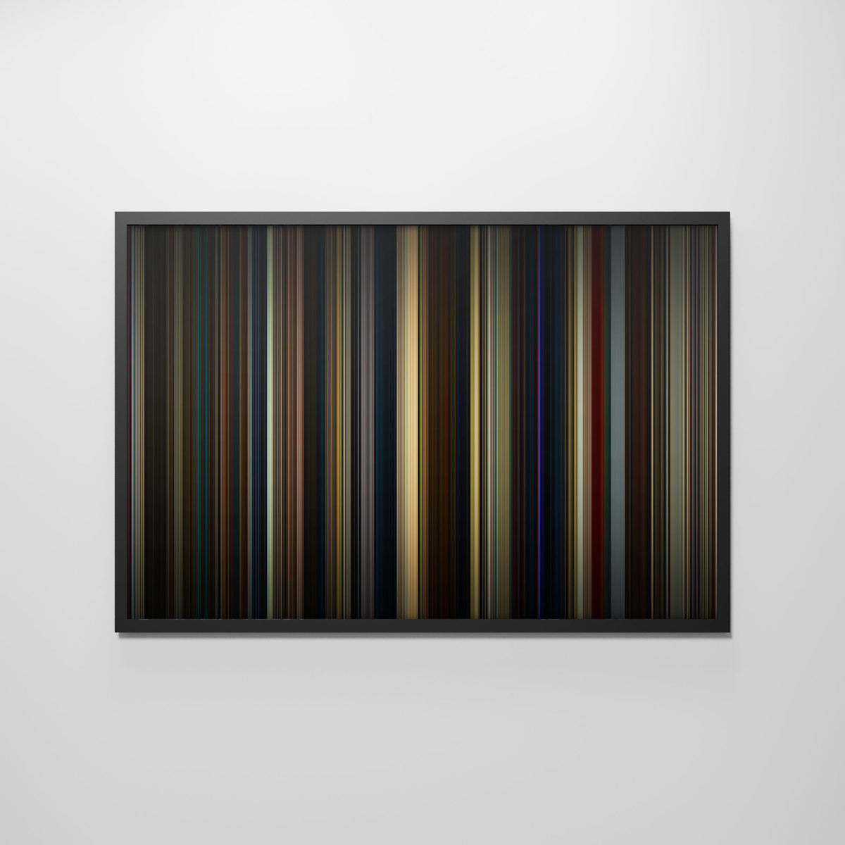 Front view of saltburn Frome framed poster on the wall