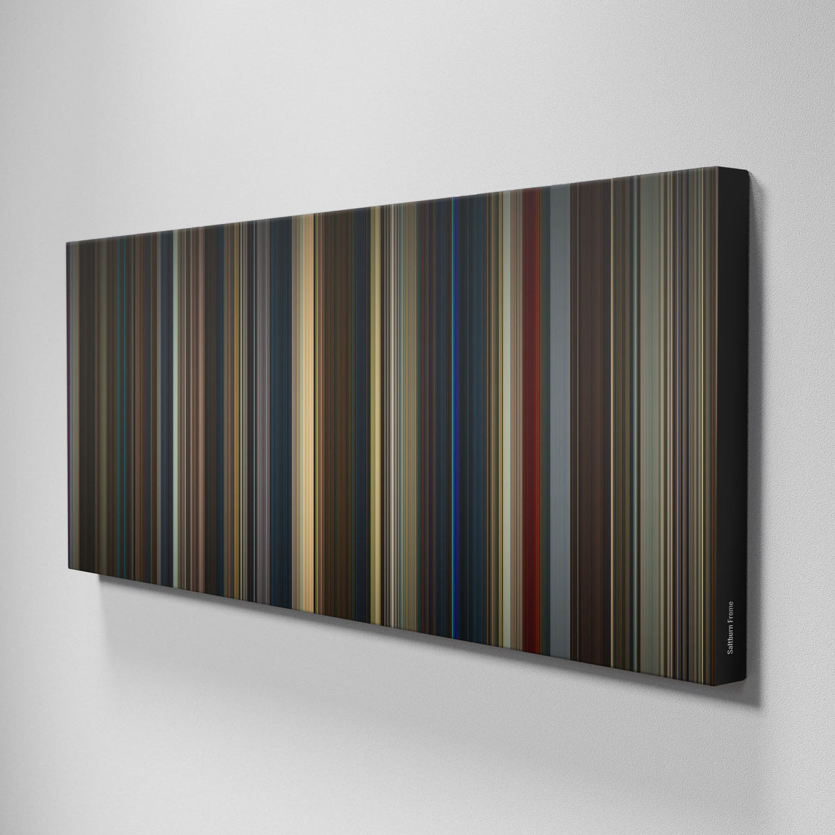 Side view of Buff's of saltburn Frome on the wall