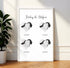 Personalized Coordinates Map Print – Love Trail - Customizer
