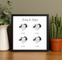 Personalized Coordinates Map Print – Love Trail - Customizer