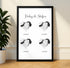 Personalized Coordinates Map Print – Love Trail - Customizer