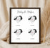 Personalized Coordinates Map Print – Love Trail - Customizer