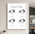 Personalized Coordinates Map Print – Love Trail - Customizer