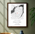 Personalized Coordinates Wedding Venue Map - Customizer