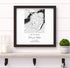 Personalized Coordinates Wedding Venue Map - Customizer