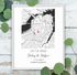 Personalized Coordinates Wedding Venue Map - Customizer
