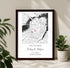 Personalized Coordinates Wedding Venue Map - Customizer