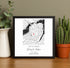 Personalized Coordinates Wedding Venue Map - Customizer