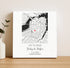 Personalized Coordinates Wedding Venue Map - Customizer