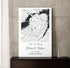 Personalized Coordinates Wedding Venue Map - Customizer