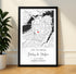 Personalized Coordinates Wedding Venue Map - Customizer