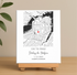 Personalized Coordinates Wedding Venue Map - Customizer