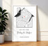 Personalized Coordinates Home Map Print - Customizer