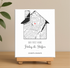 Personalized Coordinates Home Map Print - Customizer