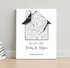 Personalized Coordinates Home Map Print - Customizer