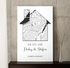 Personalized Coordinates Home Map Print - Customizer