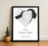 Personalized Coordinates Map Print – Where We Met - Customizer