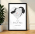 Personalized Coordinates Map Print – Where We Met - Customizer