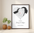 Personalized Coordinates Map Print – Where We Met - Customizer