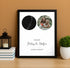 Personalized Coordinates Map Print – Star Map Combo - Customizer