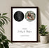 Personalized Coordinates Map Print – Star Map Combo - Customizer