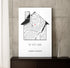 Personalized New Home Map Canvas - Customizer