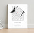 Personalized New Home Map Canvas - Customizer