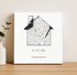 Personalized New Home Map Canvas - Customizer