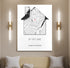 Personalized New Home Map Canvas - Customizer