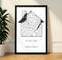 Personalized New Home Map Canvas - Customizer