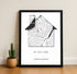 Personalized New Home Map Canvas - Customizer