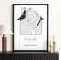 Personalized New Home Map Canvas - Customizer