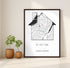 Personalized New Home Map Canvas - Customizer