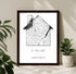Personalized New Home Map Canvas - Customizer