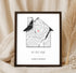 Personalized New Home Map Canvas - Customizer