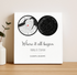 Personalized Land & Star Proposal Spot Map Print - Customizer