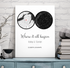 Personalized Land & Star Proposal Spot Map Print - Customizer