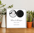 Personalized Land & Star Proposal Spot Map Print - Customizer