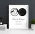 Personalized Land & Star Proposal Spot Map Print - Customizer