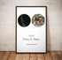 Personalized Coordinates Map Print – Star Map Combo - Customizer
